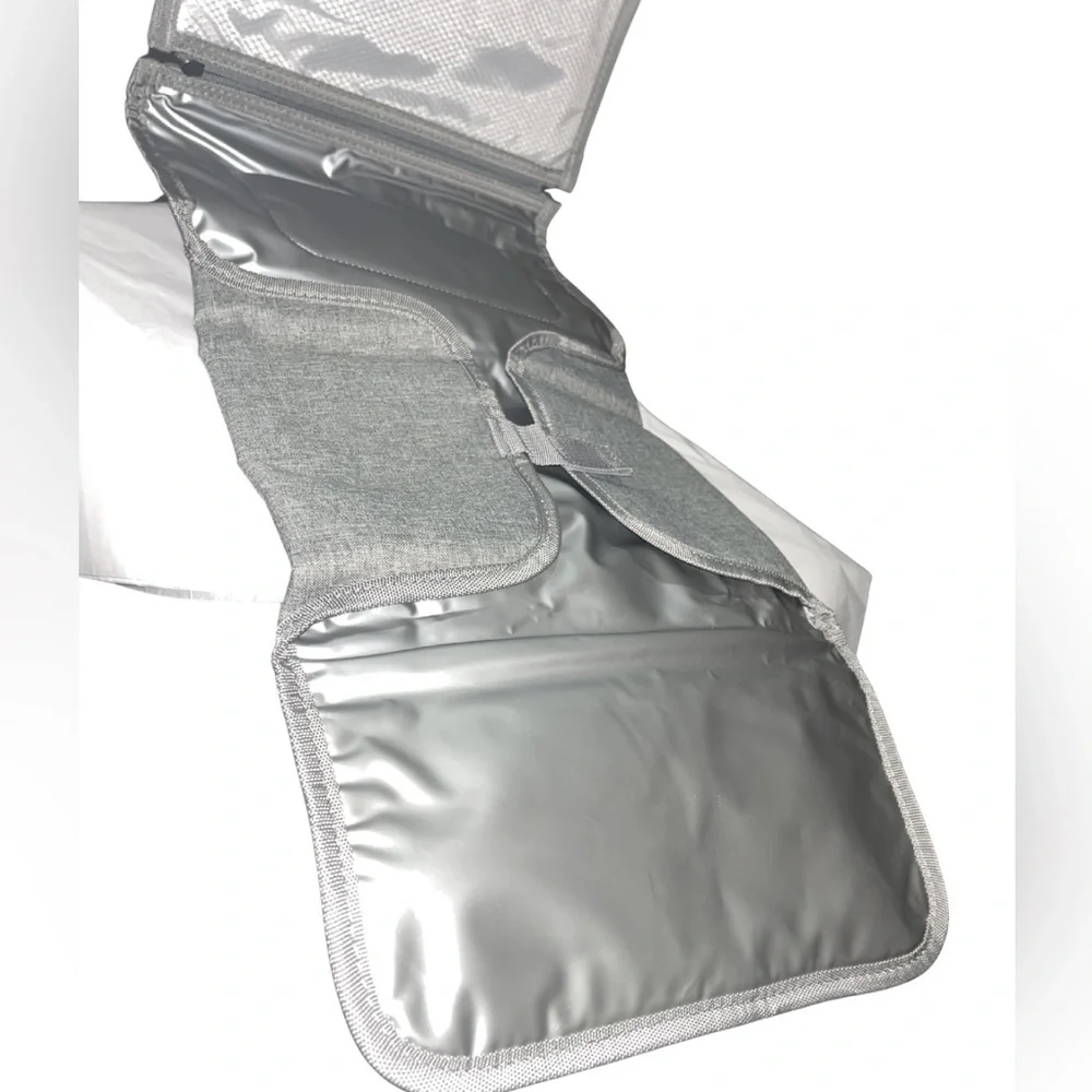 NWOT Kopi Baby Portable Diaper Changing Pad - Grey Travel Station